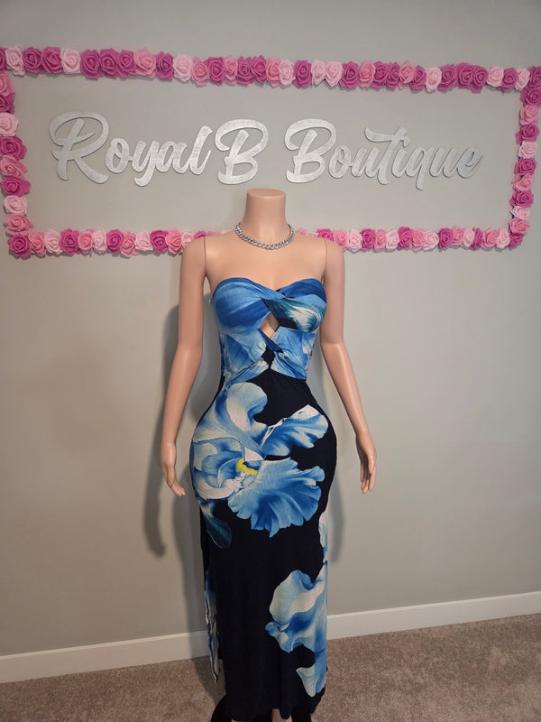 Flower Bomb Tube Maxi dress